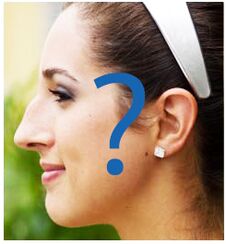 Deformation of the nose after rhinoplasty.